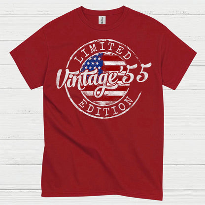 Vintage 55 Limited Edition Birthday T Shirt