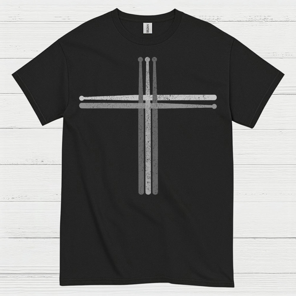 Cross Drum Sticks T Shirt