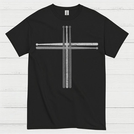 Cross Drum Sticks T Shirt