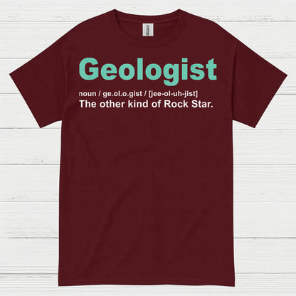 Geologist Rock Star Definition T Shirt