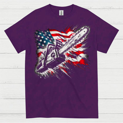 American Chainsaw Patriot T Shirt