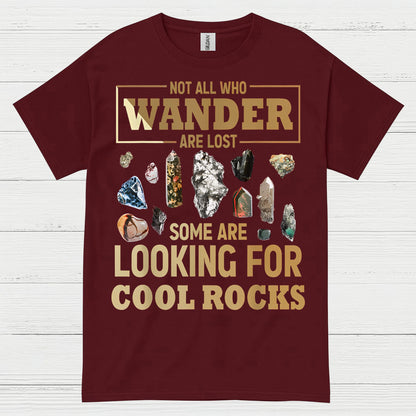 Not All Who Wander Rock Hunter T Shirt