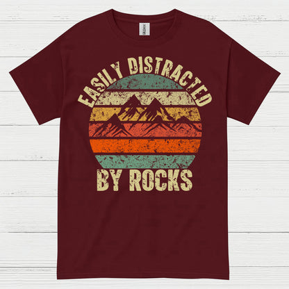 Easily Distracted By Rocks Geology T Shirt