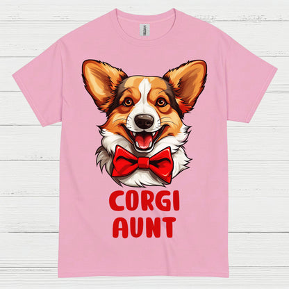 Corgi Aunt Cute Dog Lover T Shirt