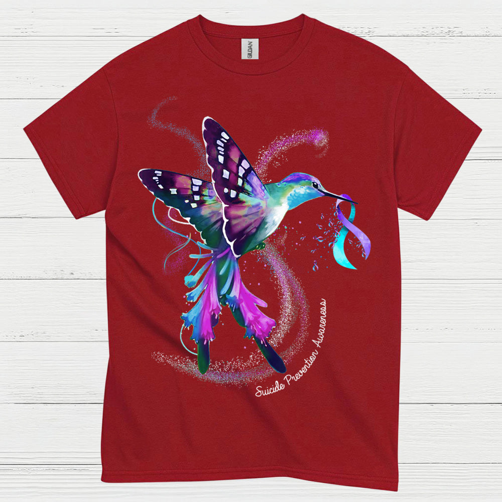 Hummingbird Awareness Message T Shirt