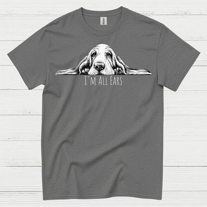 Im All Ears Funny Dog Graphic T Shirt