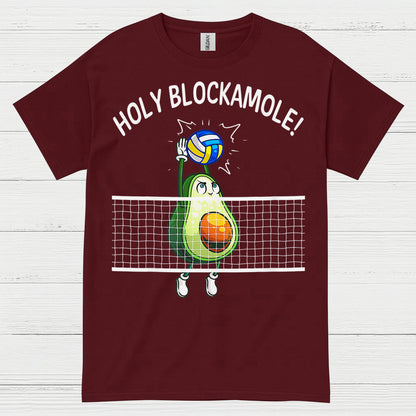 Holy Blockamole Volleyball Humor T Shirt