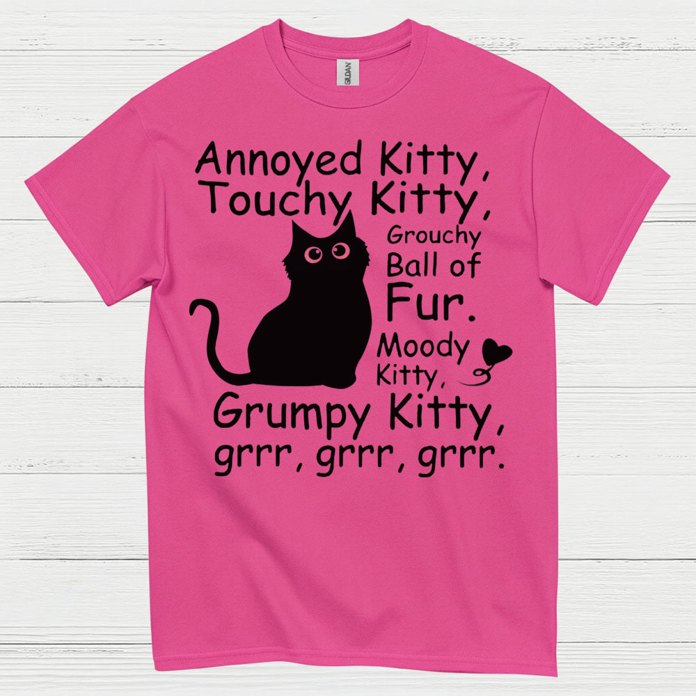 Grumpy Kitty Cat Humor T Shirt