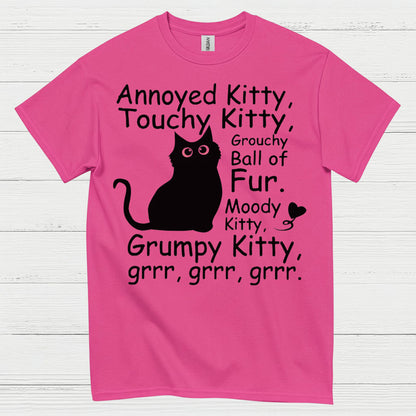 Grumpy Kitty Cat Humor T Shirt
