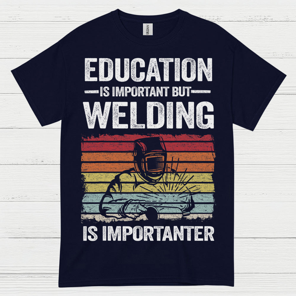 On Fire Welder Humor T Shirt