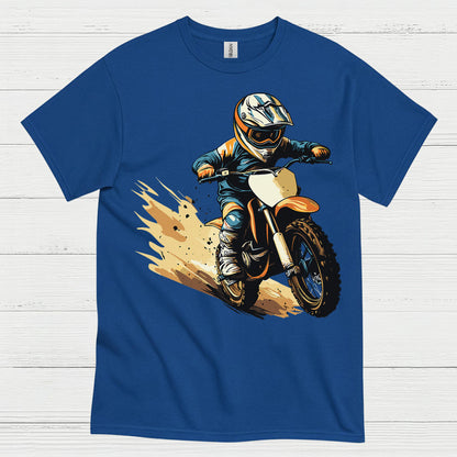 Motocross Action Rider Graphic T Shirt