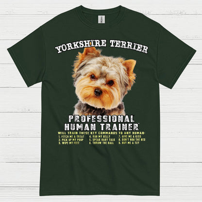 Yorkshire Terrier Professional Trainer Funny T Shirt