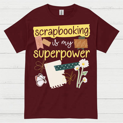 Scrapbooking Superpower Craft Lover T Shirt
