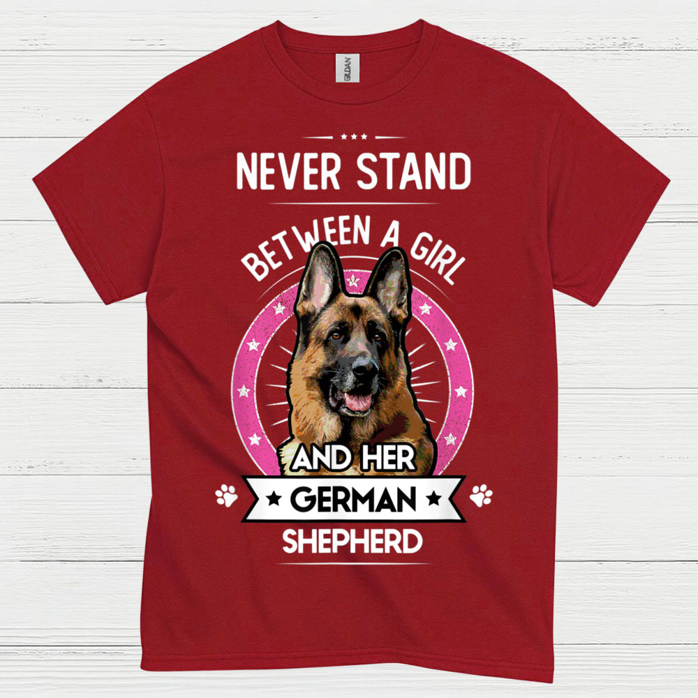 Never Stand German Shepherd T Shirt