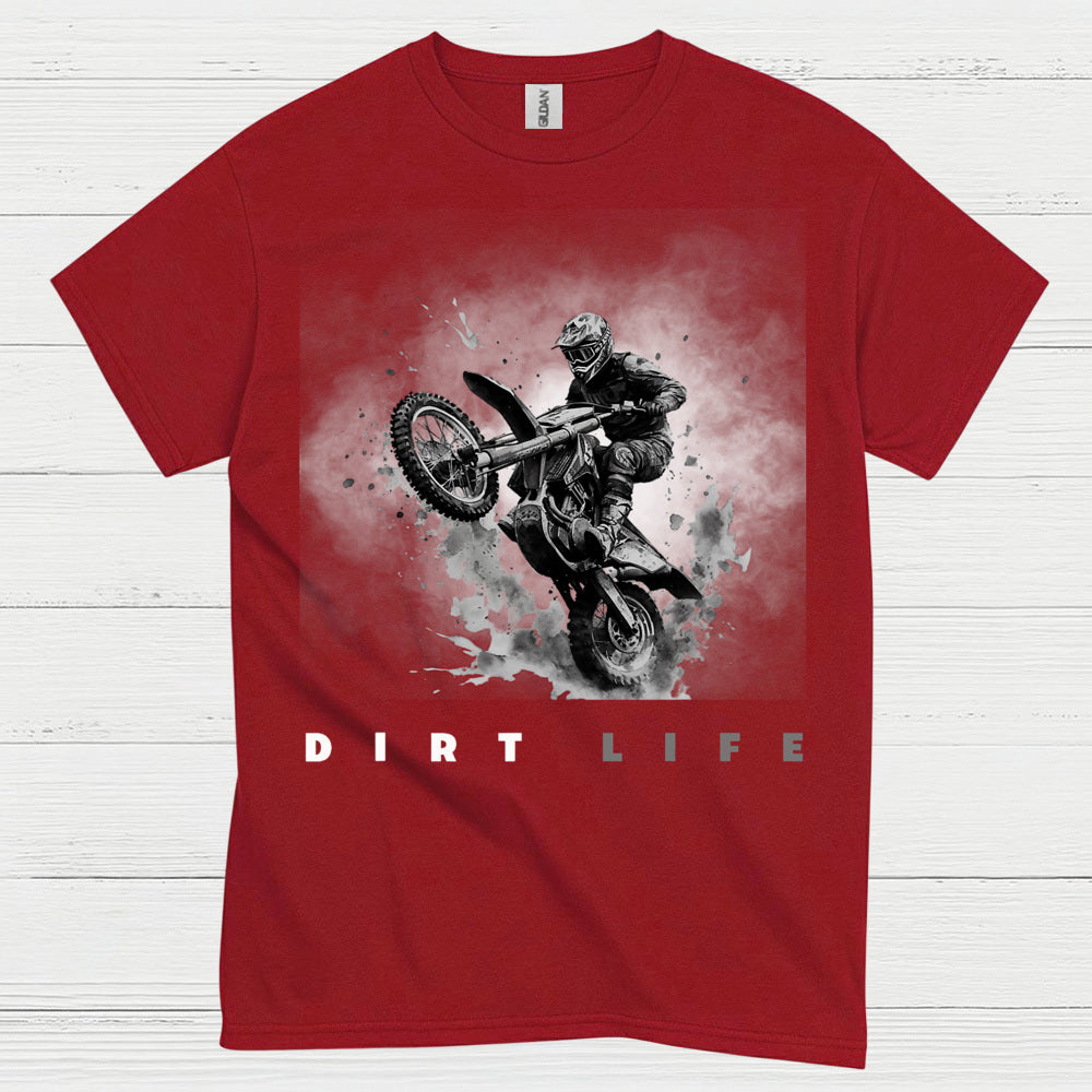 Dirt Life Motocross Action Rider T Shirt