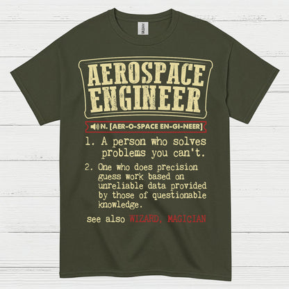 Aerospace Engineer Definition T Shirt
