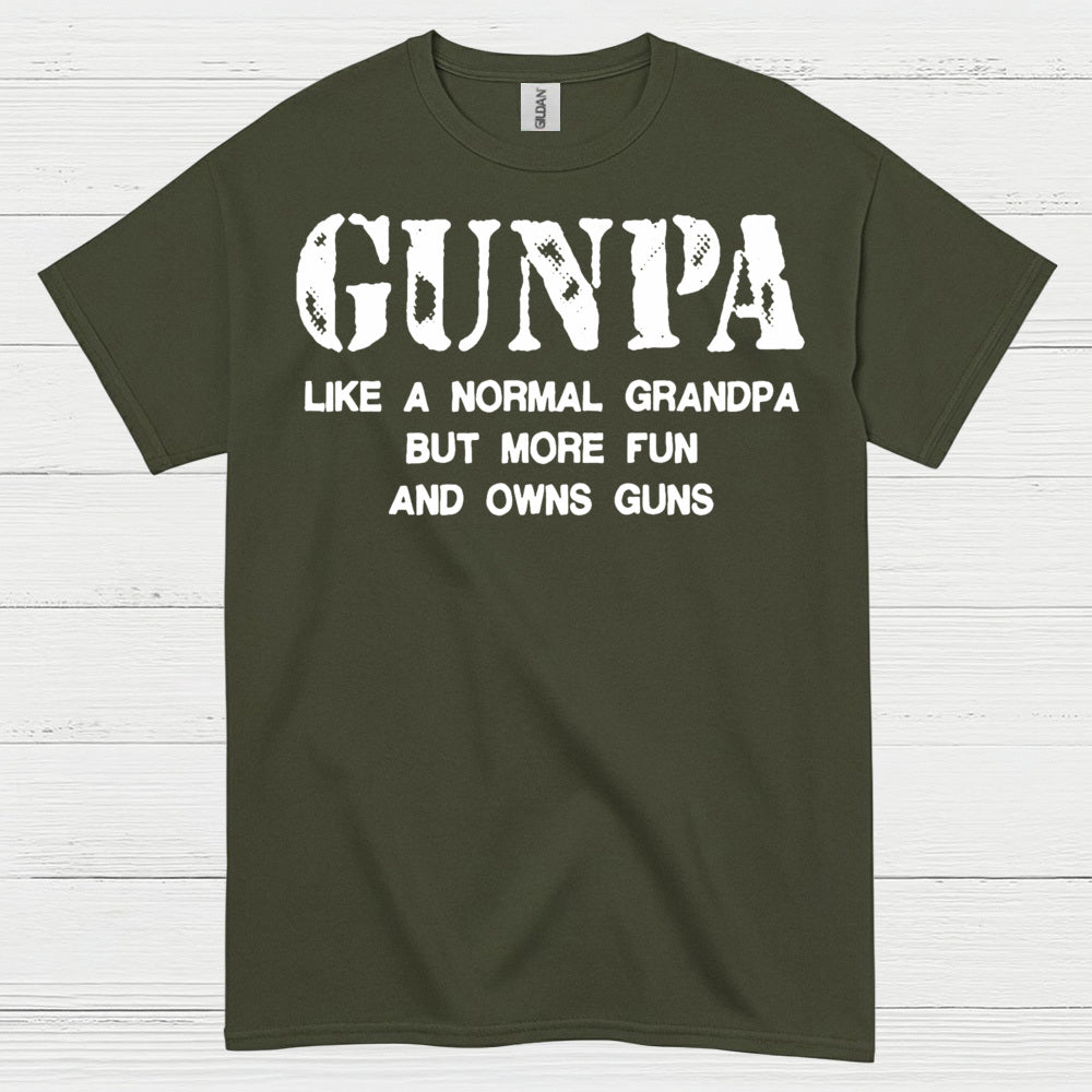 Gunpa Like A Normal Grandpa Funny T Shirt