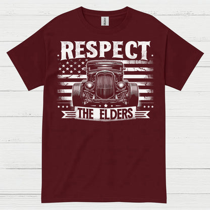 Respect The Elders Hot Rod T Shirt