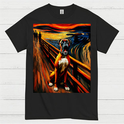 Expression Art Boxer Dog T Shirt