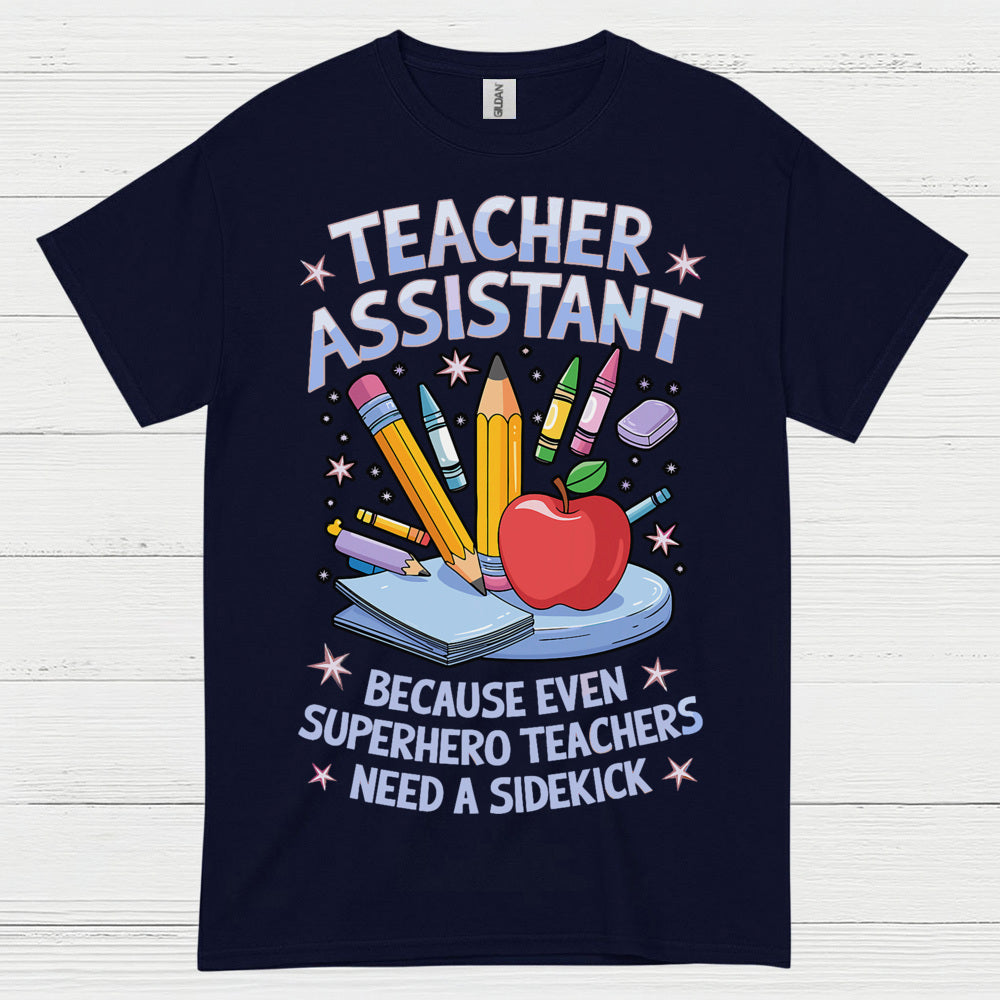Superhero Teacher Assistant T Shirt