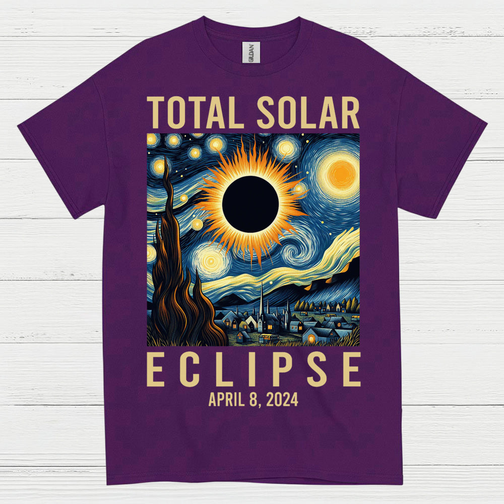 Total Solar Eclipse Art T Shirt