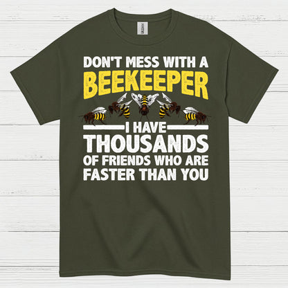 Dont Mess With A Beekeeper T Shirt