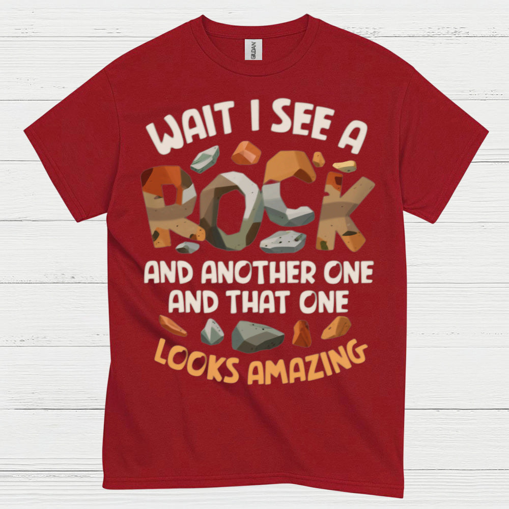 Wait I See A Rock Looks Amazing T Shirt