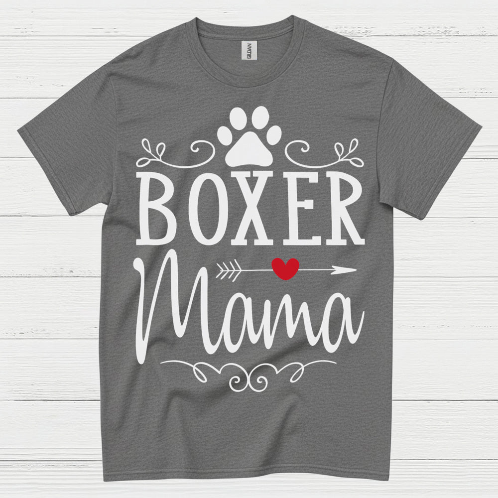 Boxer Mama Dog T Shirt