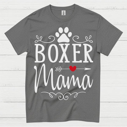 Boxer Mama Dog T Shirt