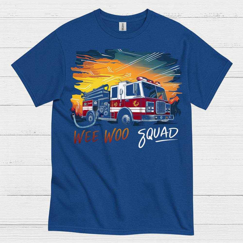 Wee Woo Squad Firefighter T Shirt