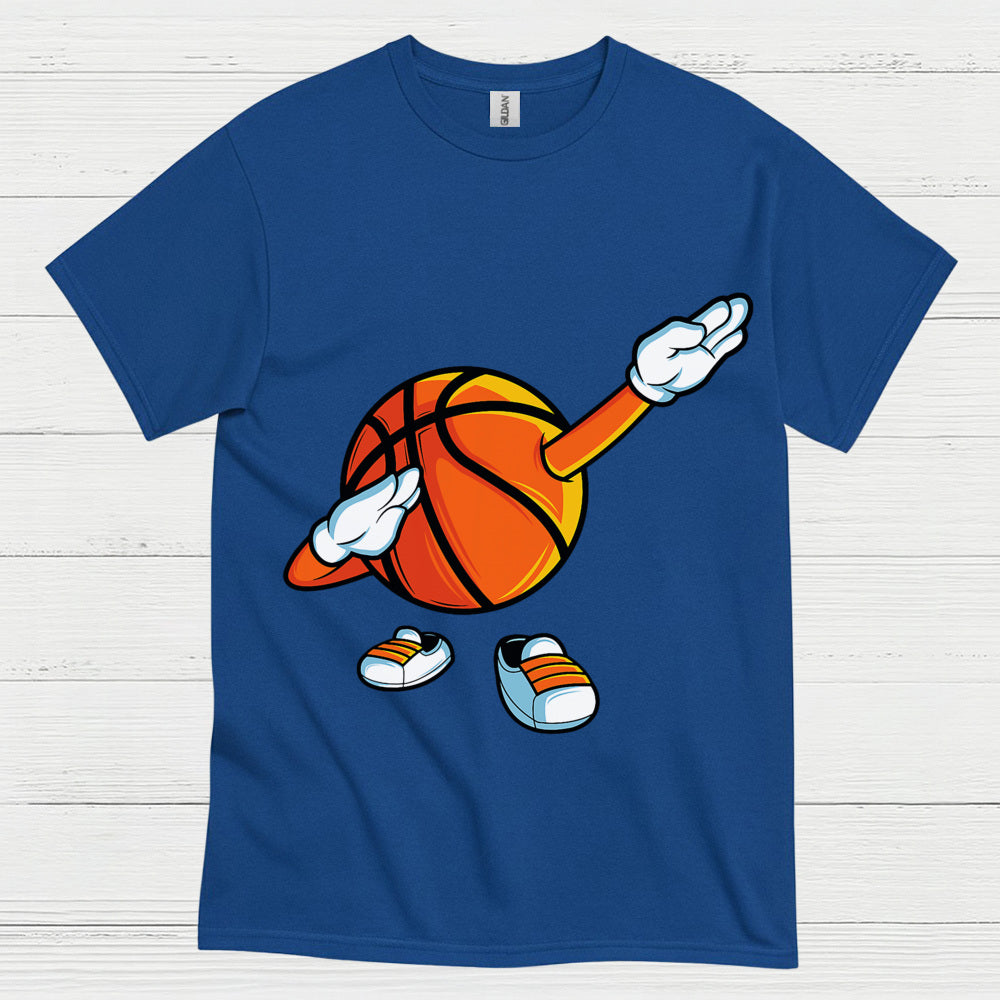 Dabbing Basketball Cartoon T Shirt
