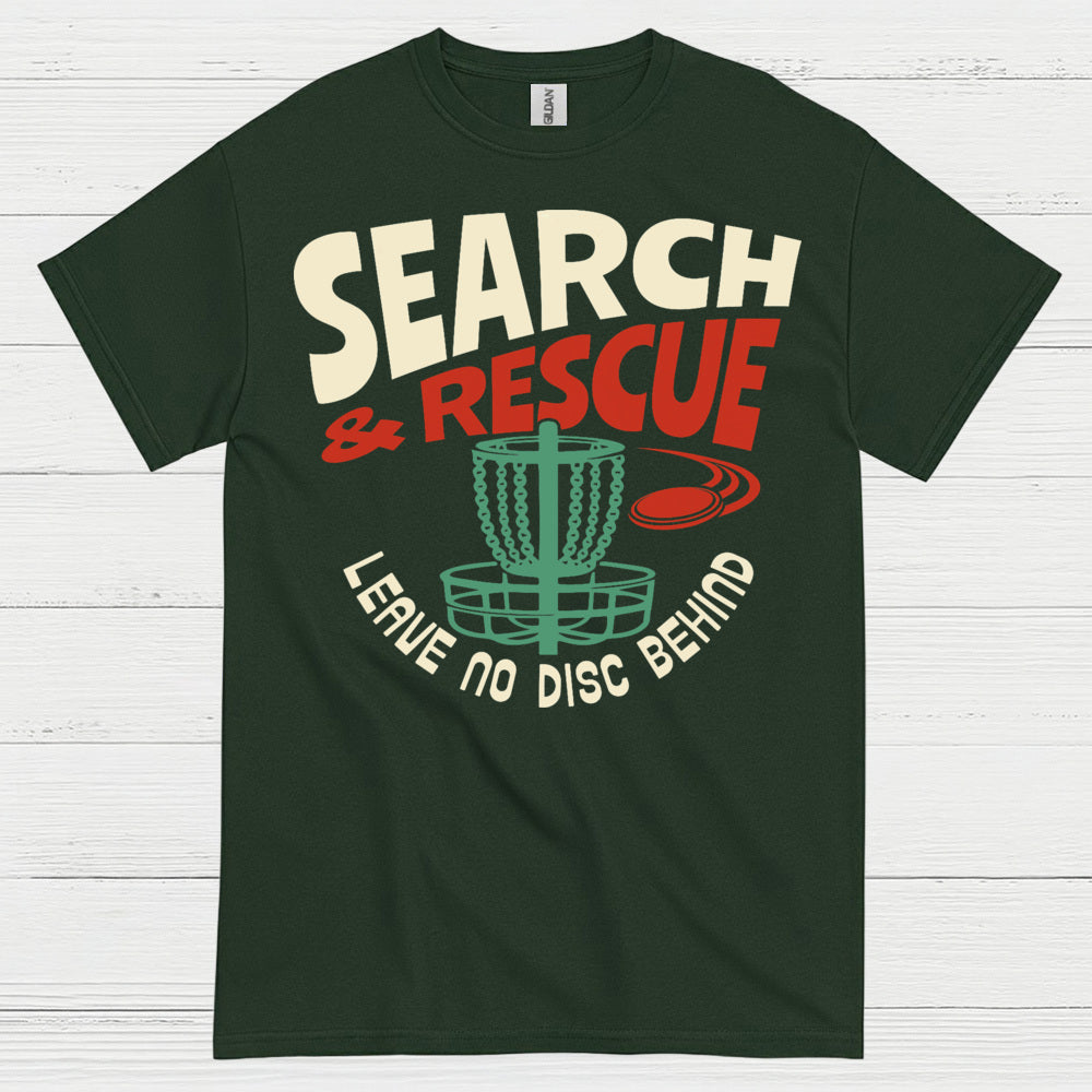 Search And Rescue Disc Golf T Shirt