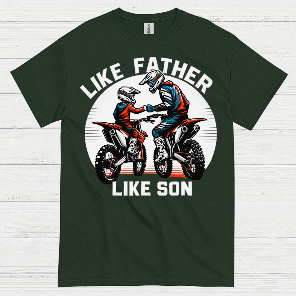 Like Father Like Son Dirt Bike T Shirt