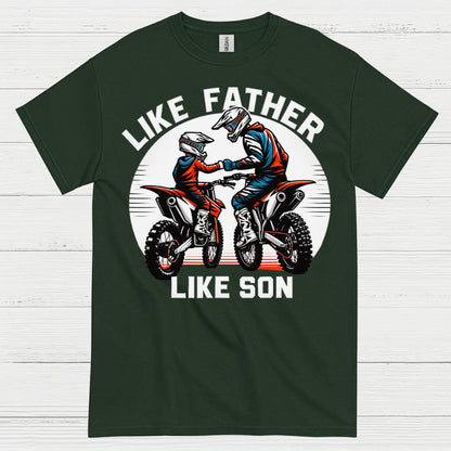 Like Father Like Son Dirt Bike T Shirt