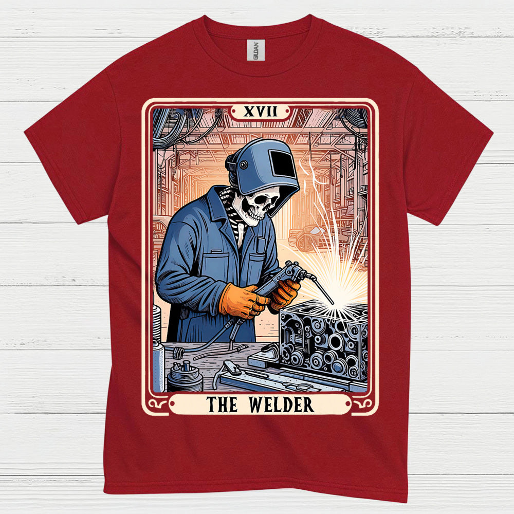 The Welder Tarot Card T Shirt