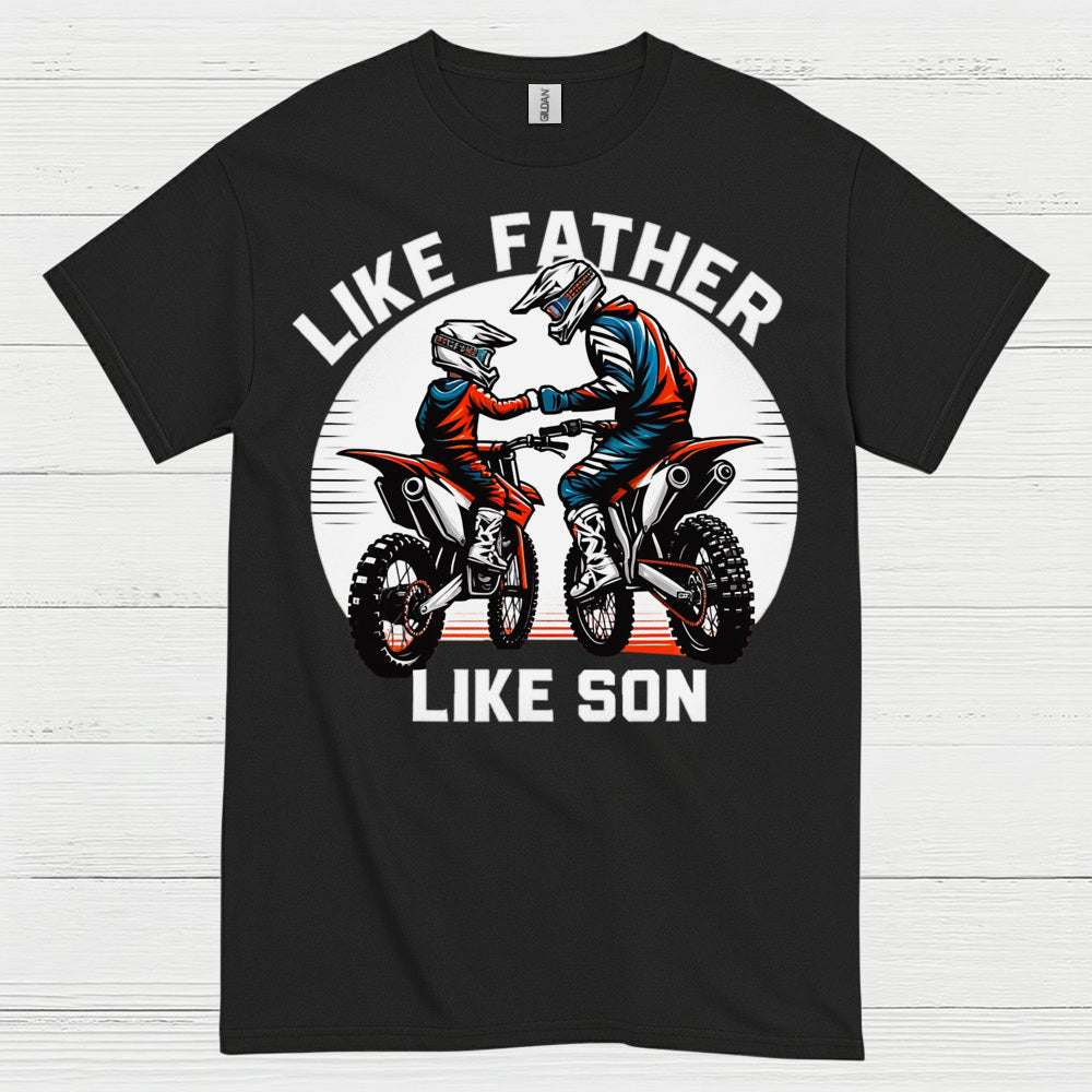 Like Father Like Son Dirt Bike T Shirt