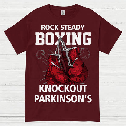Rock Steady Boxing Knockout Parkinsons T Shirt