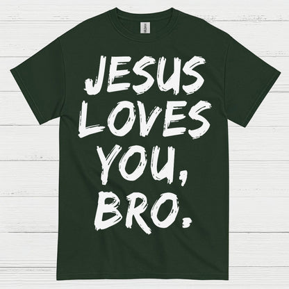 Jesus Loves You Bro Christian Faith T Shirt