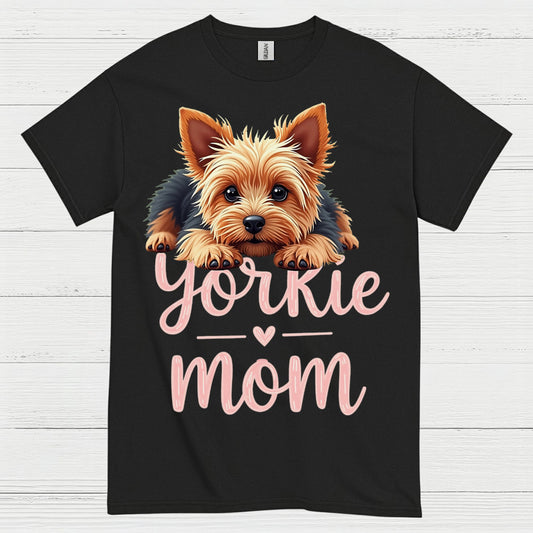 Yorkie Mom Cute Dog Lover T Shirt
