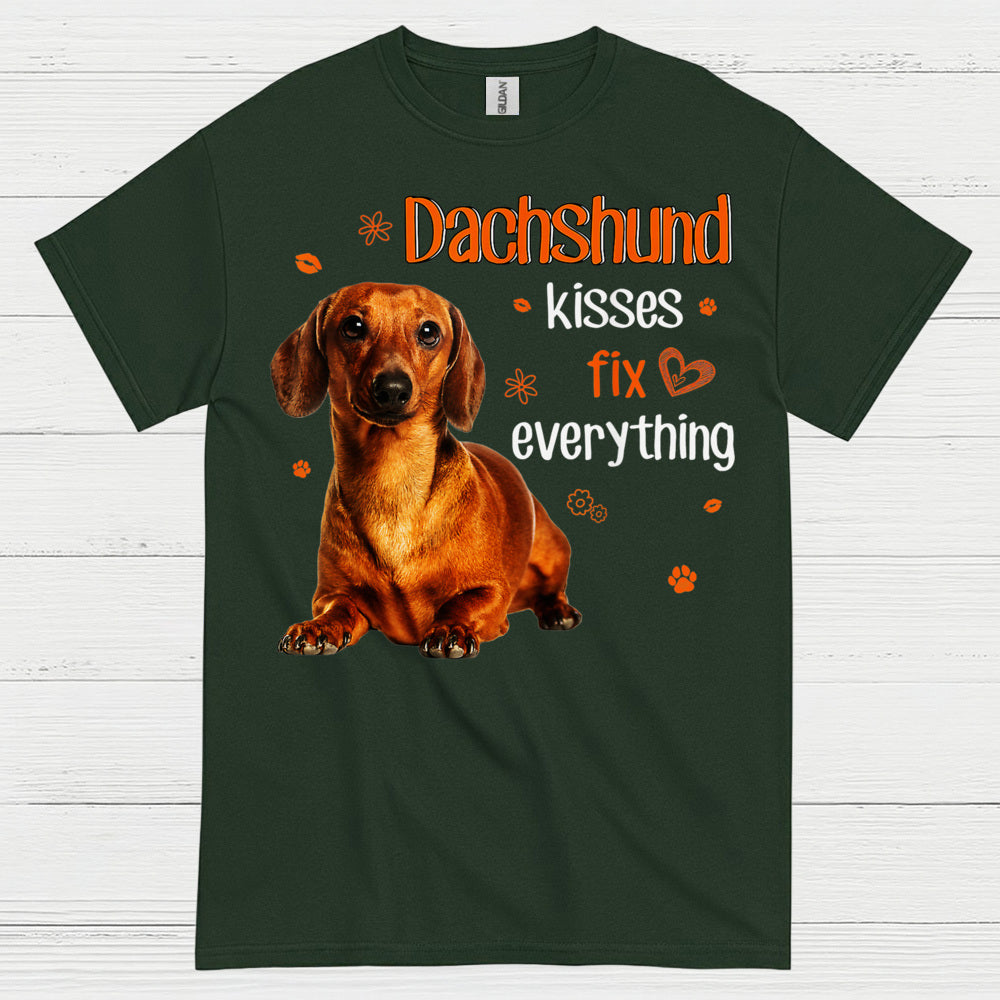 Dachshund Kisses Fix Everything T Shirt