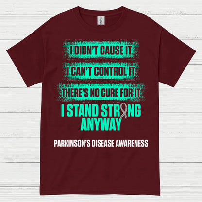 I Stand Strong Parkinson’s Awareness T Shirt