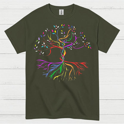 Rainbow Tree of Life T Shirt