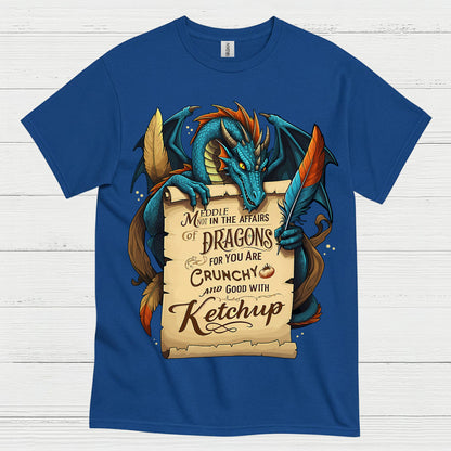 Crunchy With Ketchup Dragon T Shirt