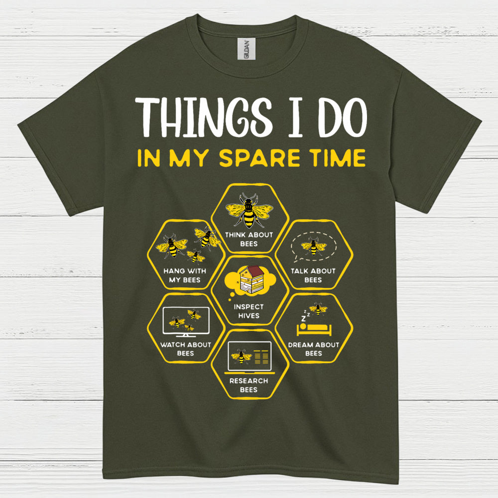 Things I Do Bee Lover Humor T Shirt