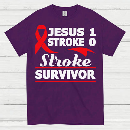 Jesus Stroke Survivor Faith Strength T Shirt