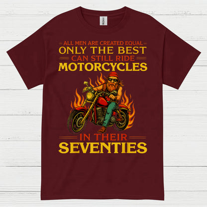 Only The Best Ride Motorcycles Seventies T Shirt