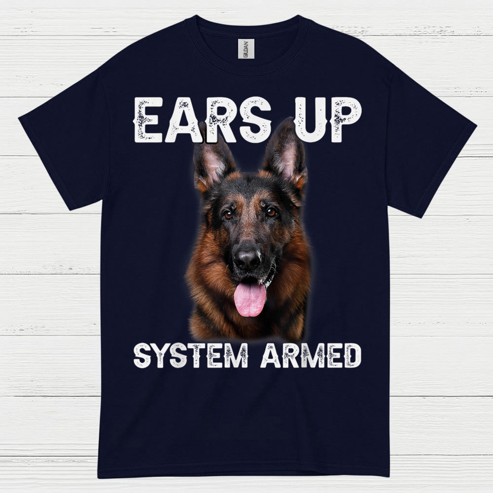 Alert Mode German Shepherd T Shirt
