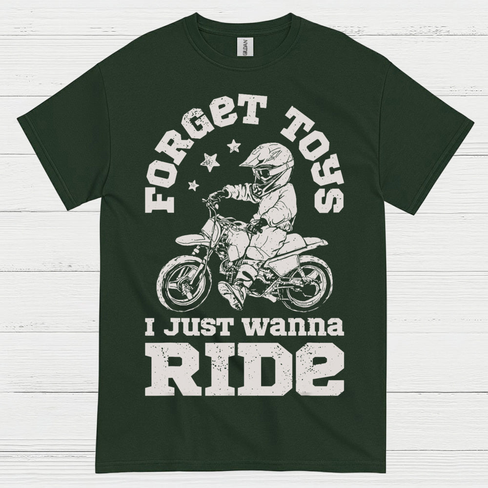 Forget This Just Wanna Ride Motocross T Shirt