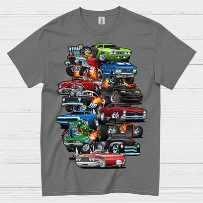 Classic Hot Rod Cars T Shirt
