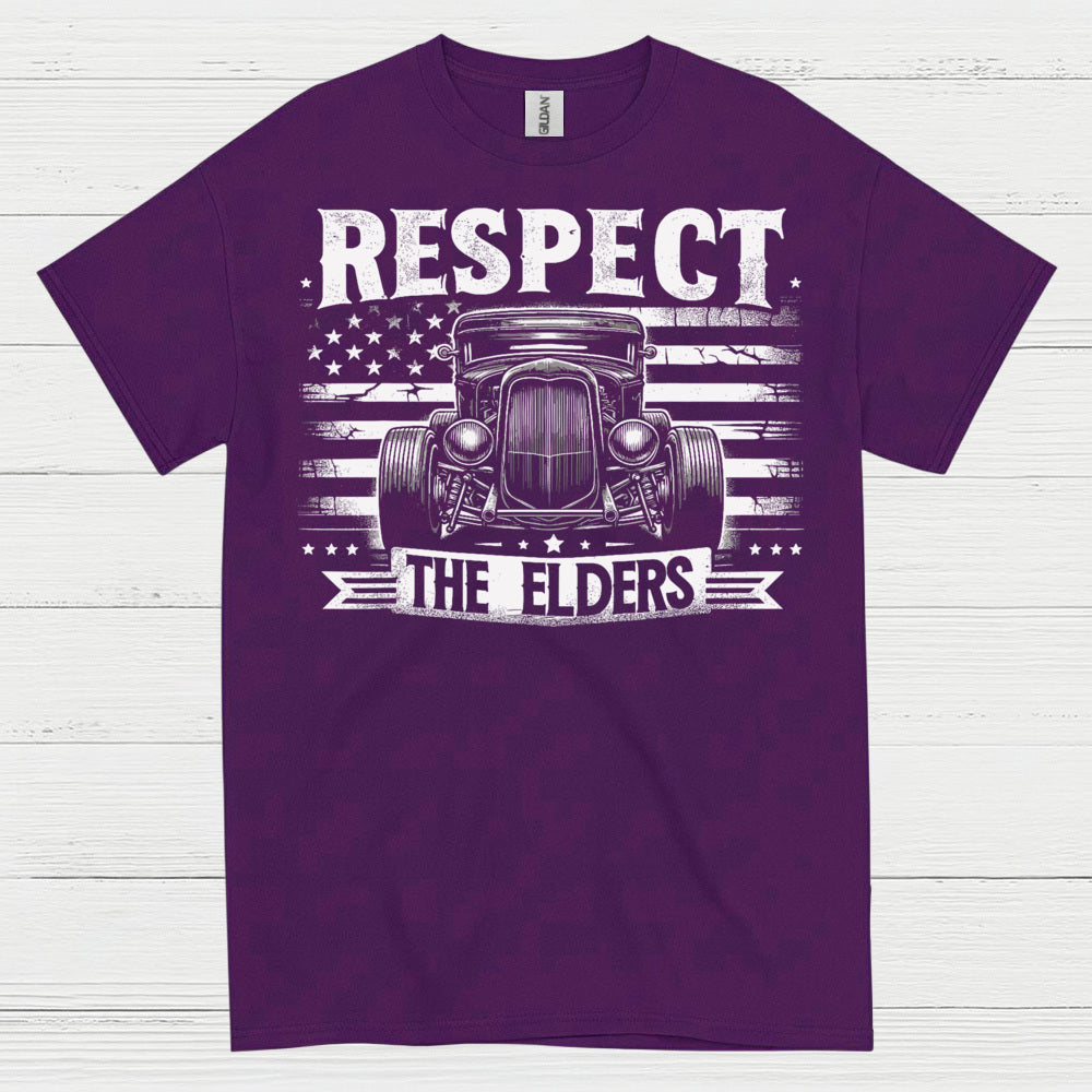 Respect The Elders Hot Rod T Shirt